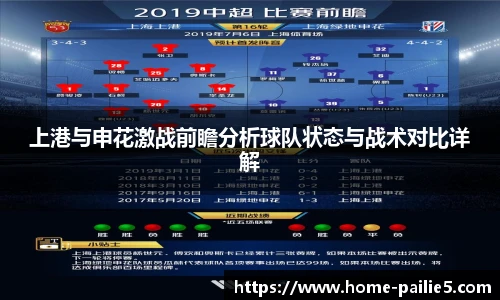 上港与申花激战前瞻分析球队状态与战术对比详解